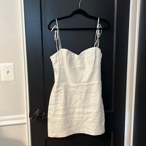 Revolve Amanda Uprichard Cava white Mini Dress